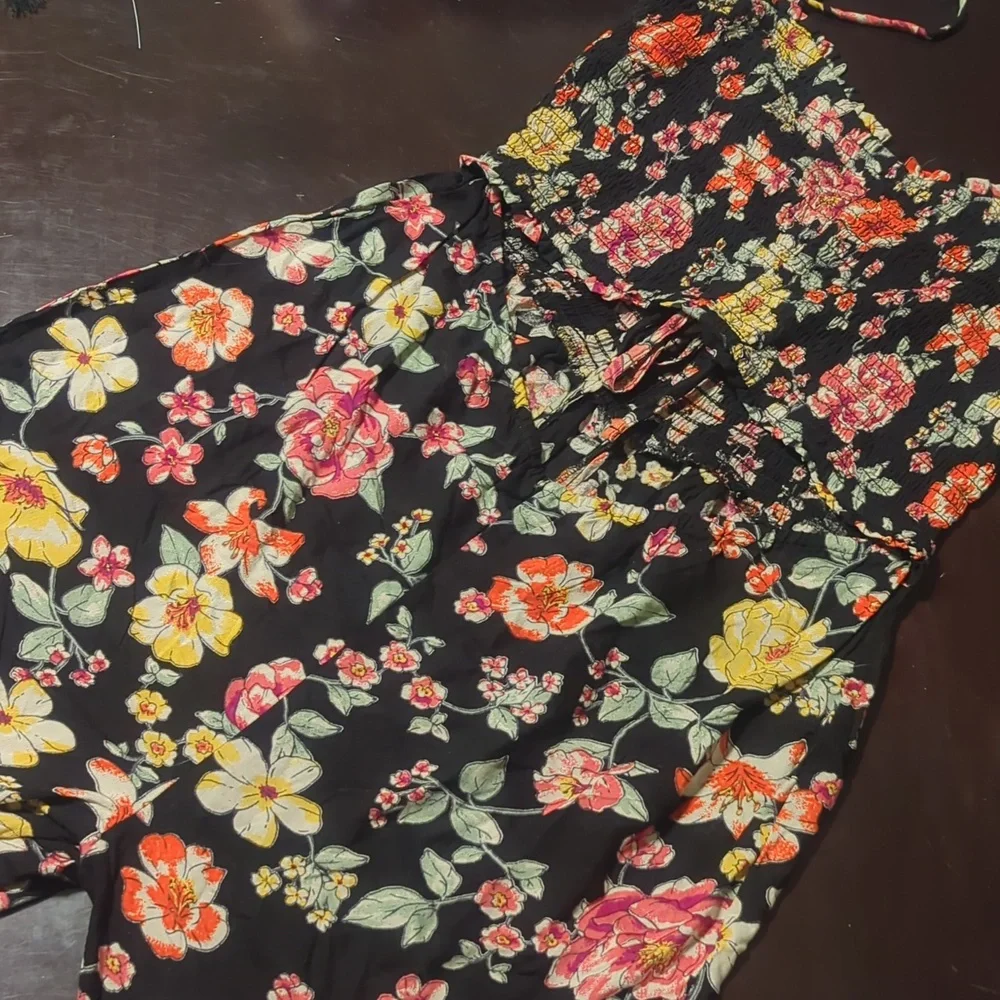 NWOT RDI floral cutout jumper - Picture 3 of 10